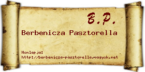 Berbenicza Pasztorella névjegykártya